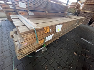 Ca. 52x Thermo Vuren Veer en Groef, 18x178mm, lengte 450cm